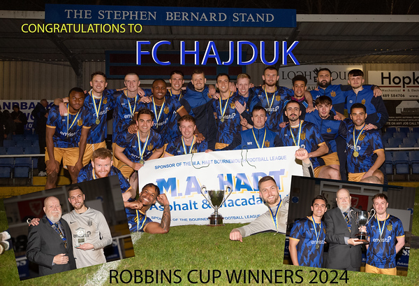 FC Hajduk Robbins Cup winners 11 04 2024